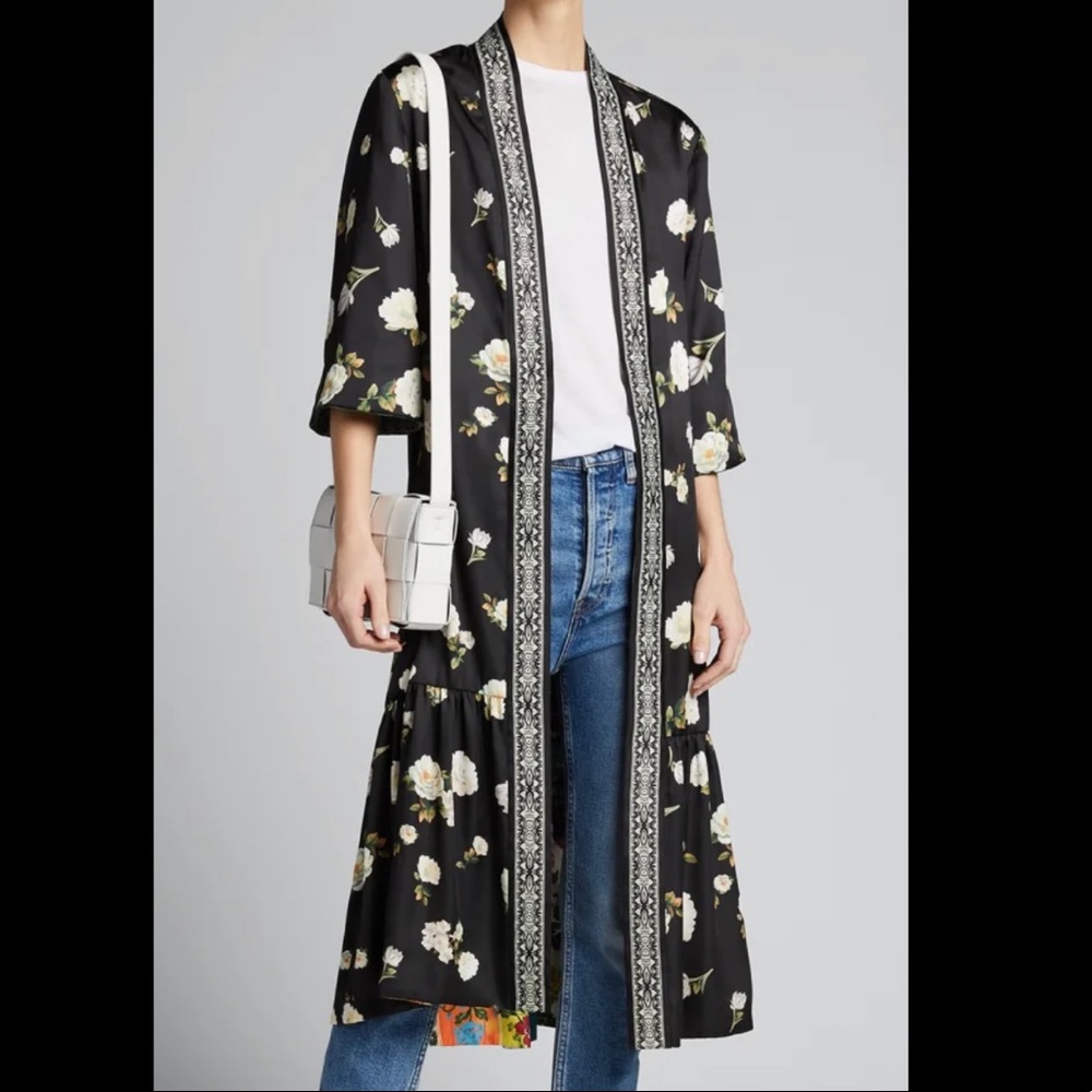 Alice + Olivia Reversible Kimono Shawl Dottie